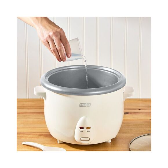 Dash Family Rice Cooker, White - Picture 7 of 8
